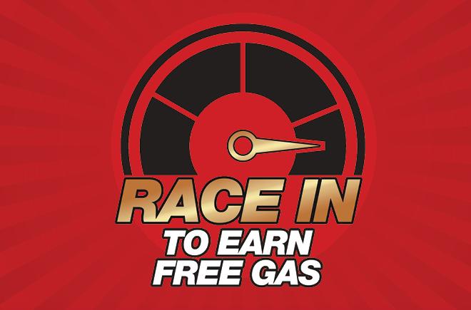 Race in to Earn Free Gas